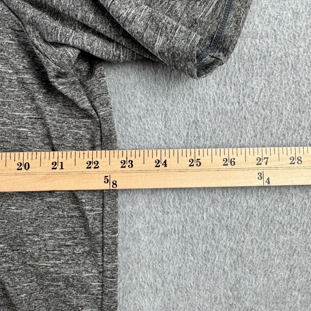 Nike Swim Shirt Mens Large Dri-FIT Heather Grey UPF 40+ Rash Guard Performance
